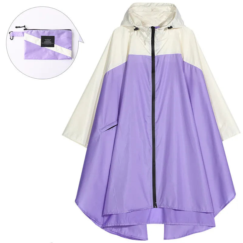 EB | Tragbarer Unisex wasserdichter Poncho mit Kapuze
