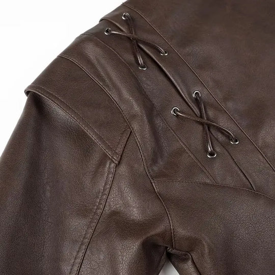 EB | Damenjacke Vintage V-Ausschnitt