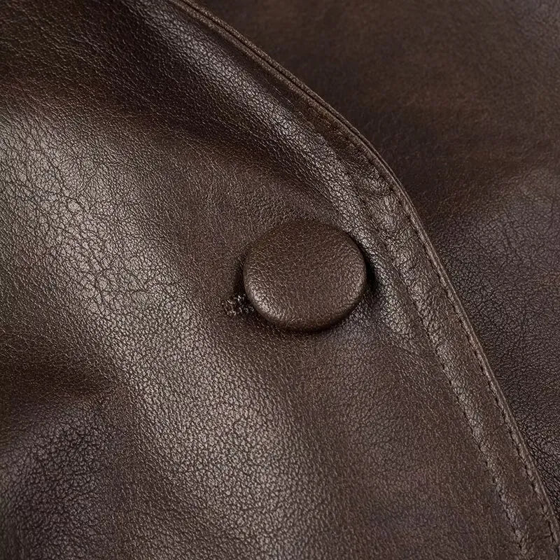 EB | Vintage-Jacke mit V-Ausschnitt für Frauen