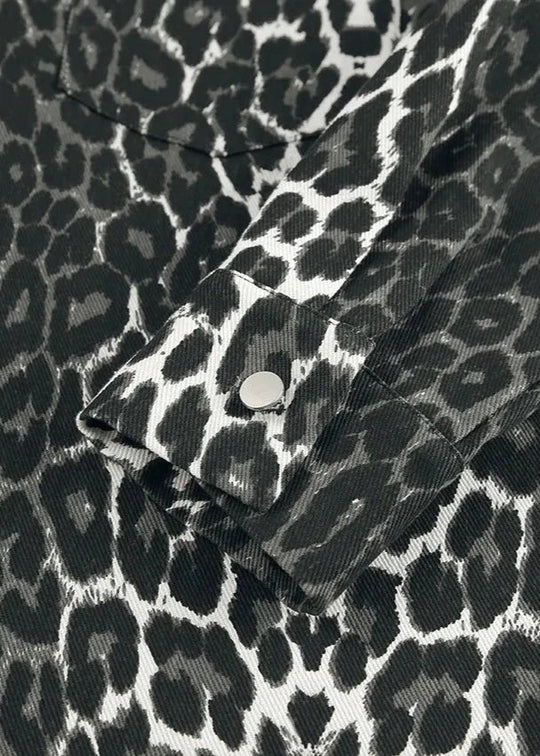EB | Print Baumwoll Oversized Jacke
