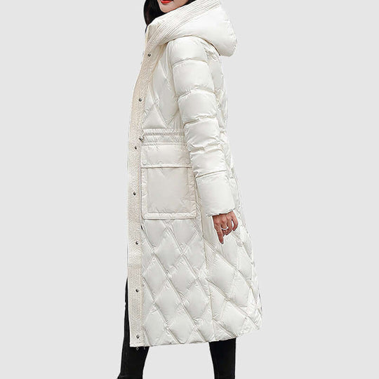 EB | Damen gepolsterte Kapuzen Winterjacke