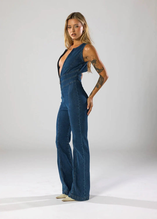 EB | Denim Jumpsuit