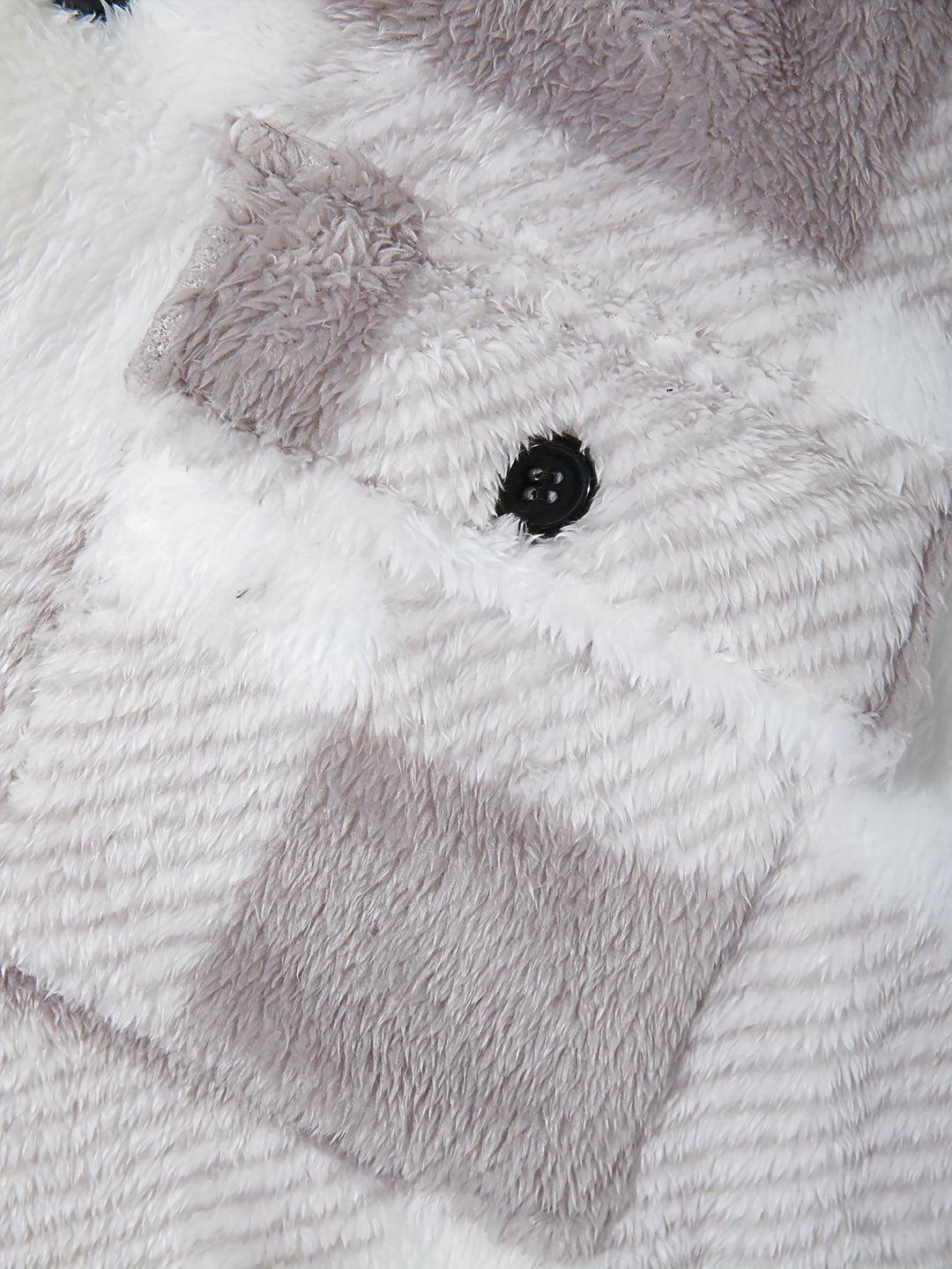EB | Karierte Shirtjacke Aus Plüsch Polyester Weich und Warm