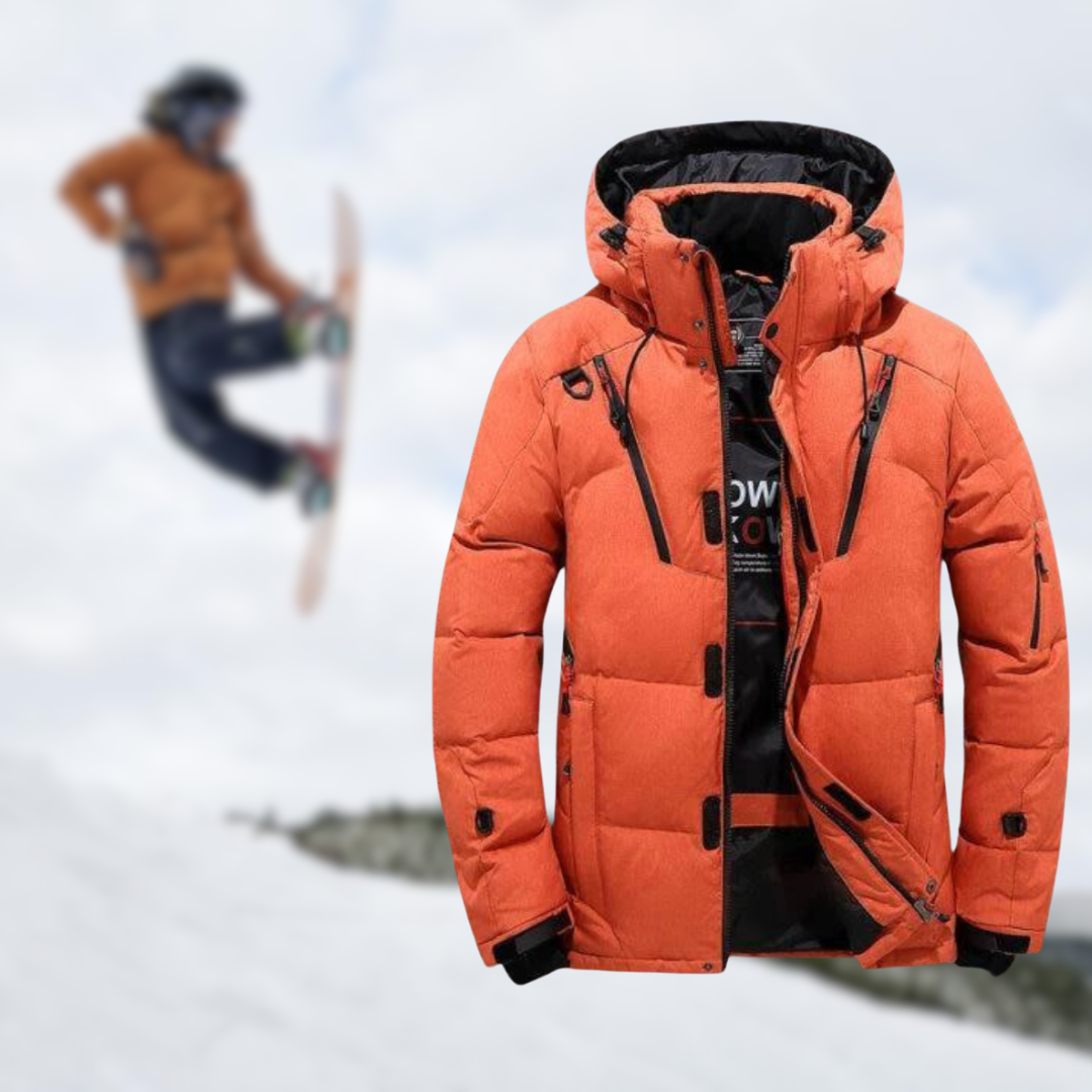 EB | Parka Hochwertige Winterjacke für Herren mit Abnehmbarer Kapuze.
