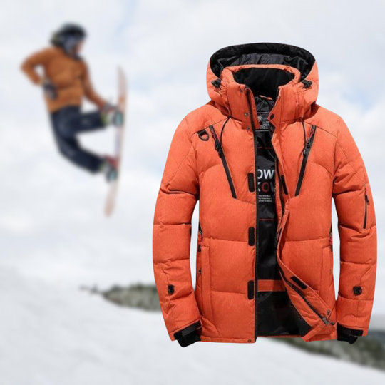 EB | Parka Hochwertige Winterjacke für Herren mit Abnehmbarer Kapuze.