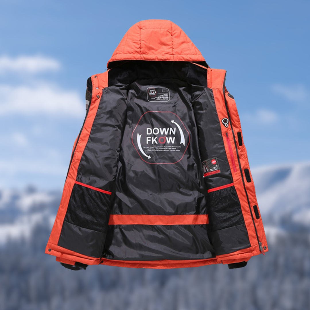 EB | Parka Hochwertige Winterjacke für Herren mit Abnehmbarer Kapuze.