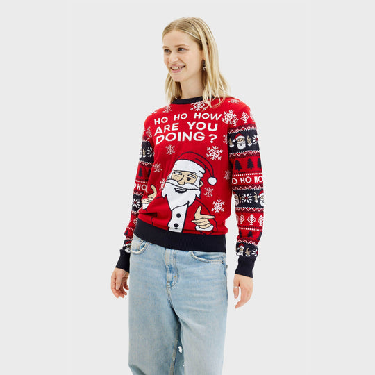 EB | Ho ho wie geht's dir Weihnachts-Pullover Frauen