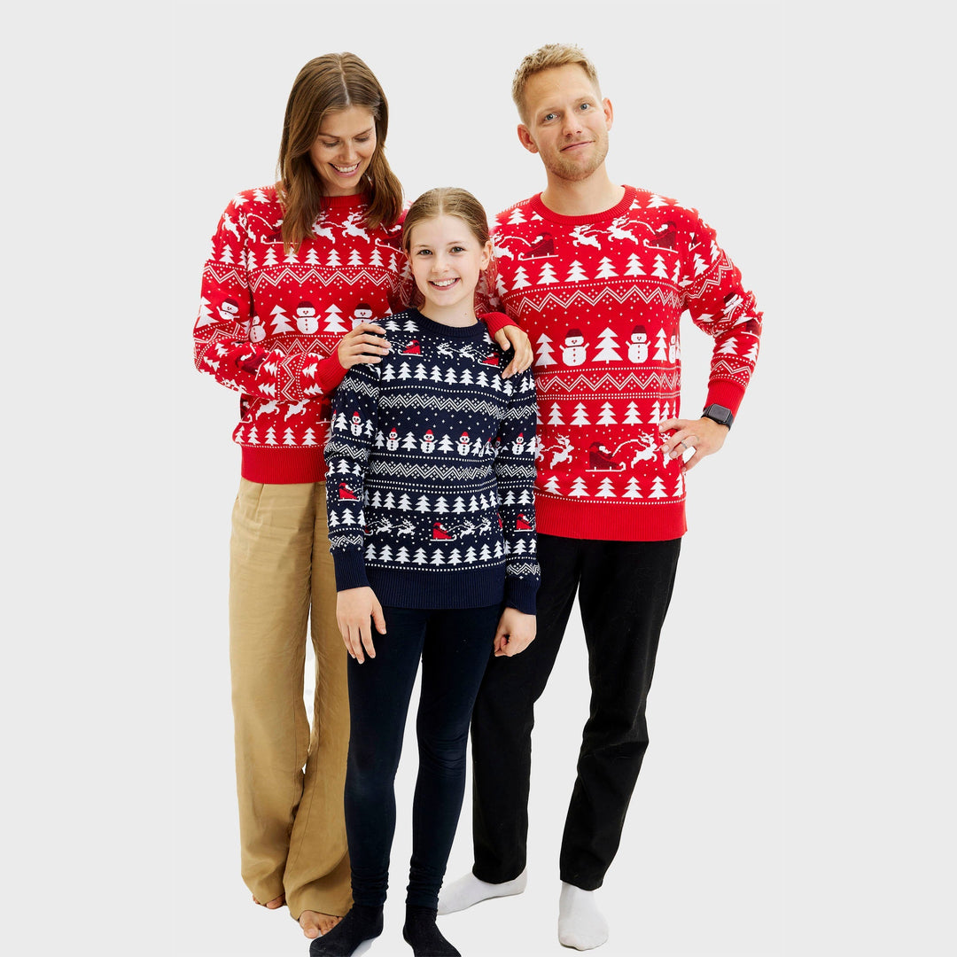 EB | Der stilvolle Weihnachtspullover rot Damen