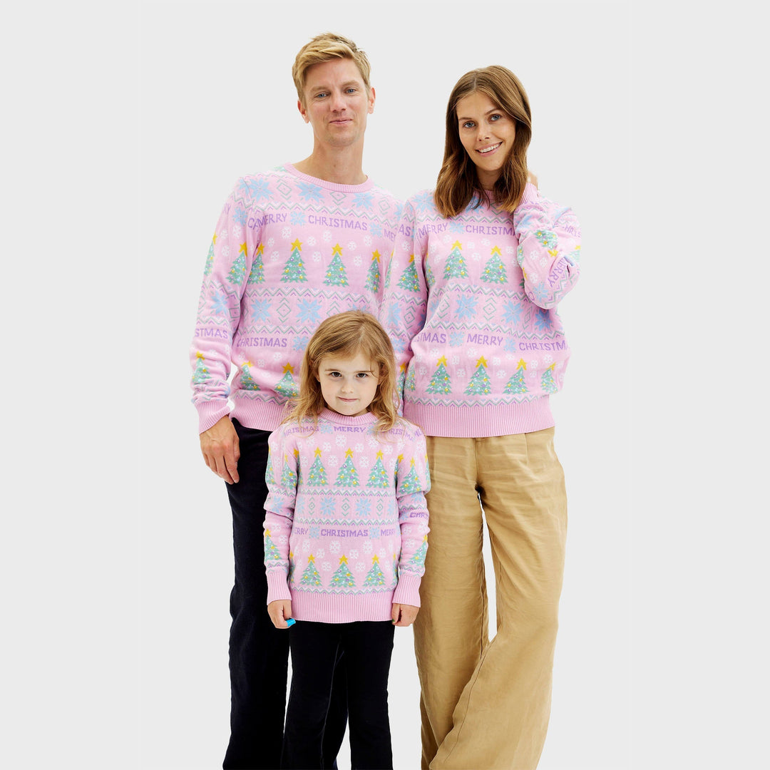 EB | Der pinke Weihnachtspullover Damen