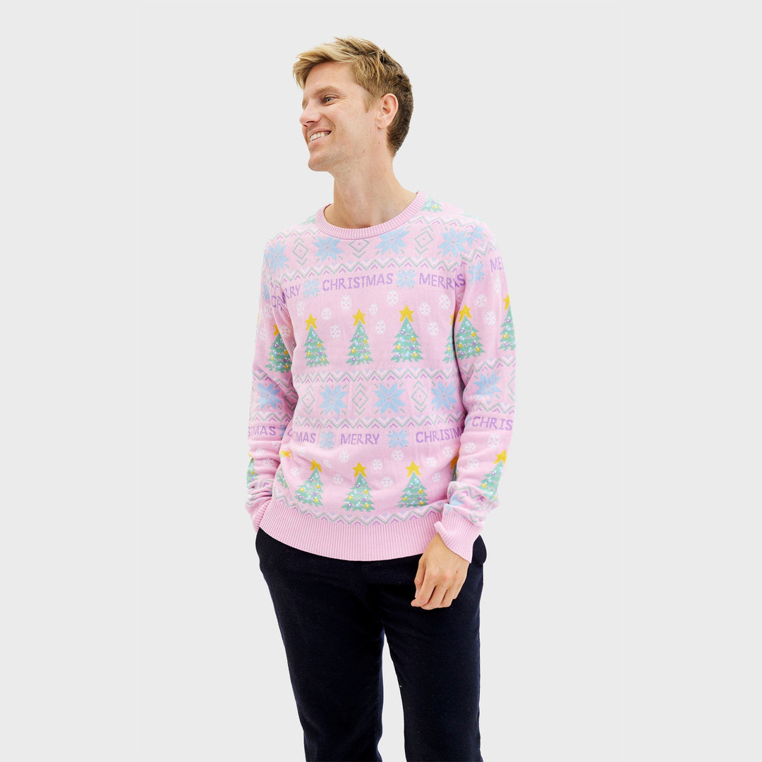 EB | Der pinke Weihnachtspullover Herren