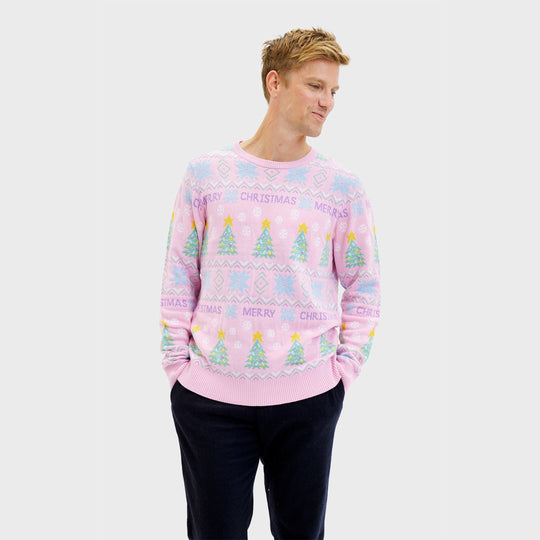 EB | Der pinke Weihnachtspullover Herren