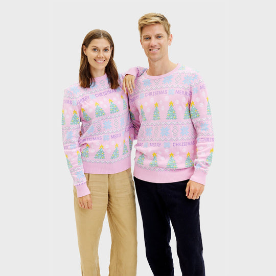 EB | Der pinke Weihnachtspullover Damen