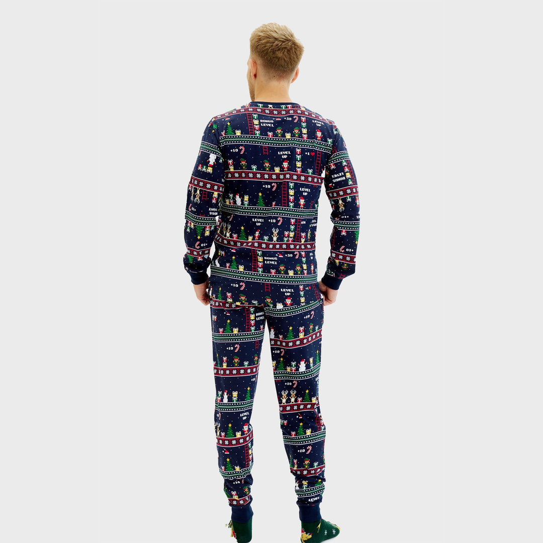 EB | Vintage Gamer Weihnachts-Pyjama Herren