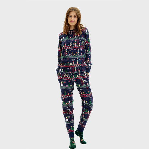 EB | Vintage Gamer Weihnachts-Pyjamas Damen