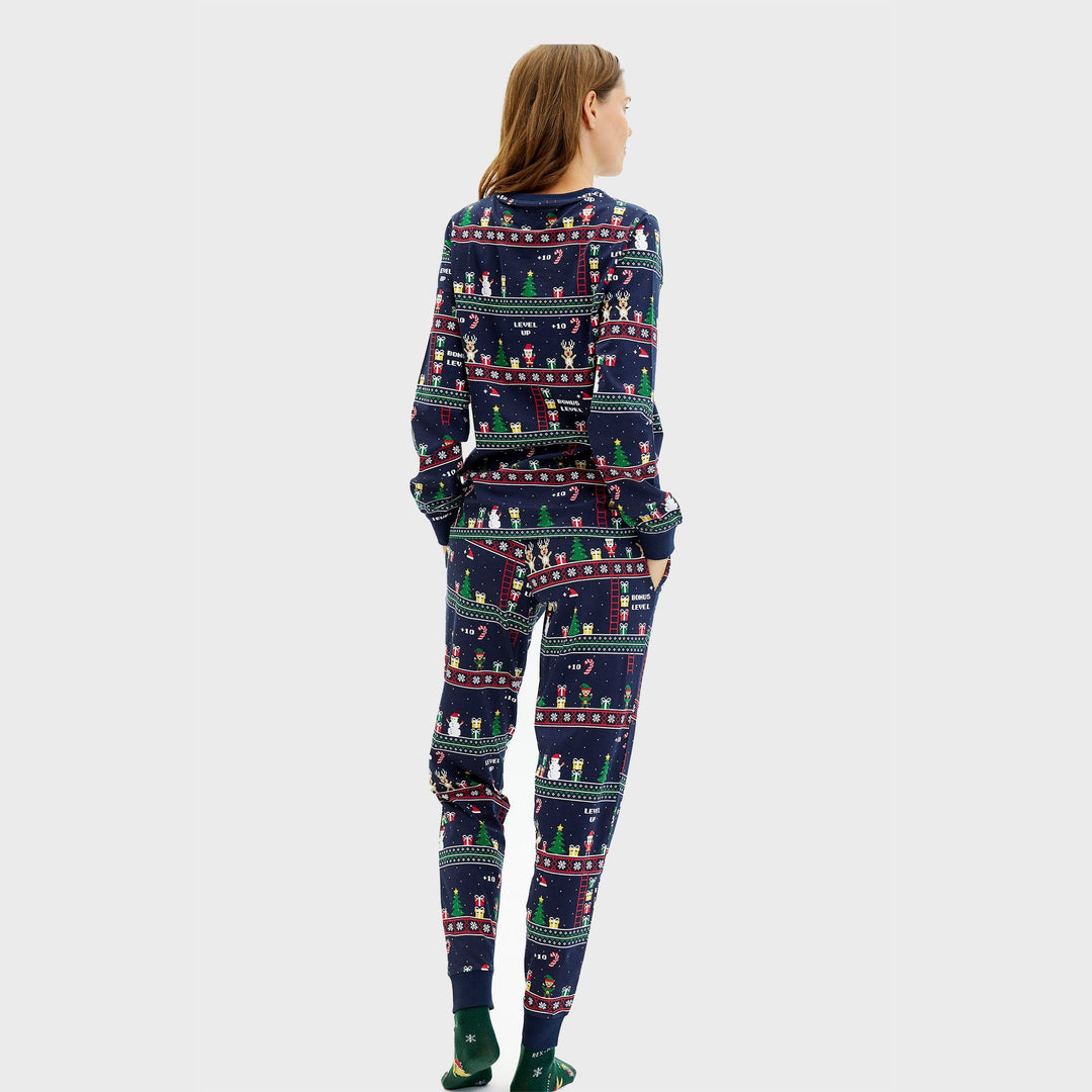EB | Vintage Gamer Weihnachts-Pyjamas Damen