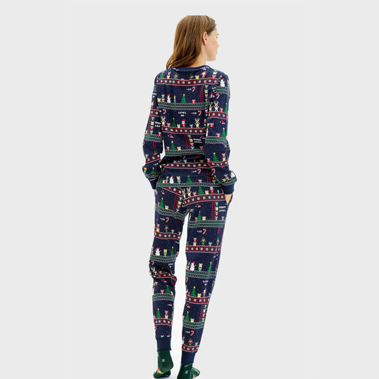 EB | Vintage Gamer Weihnachts-Pyjamas Damen