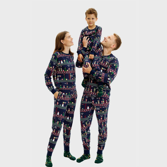 EB | Vintage Gamer Weihnachts-Pyjama Herren