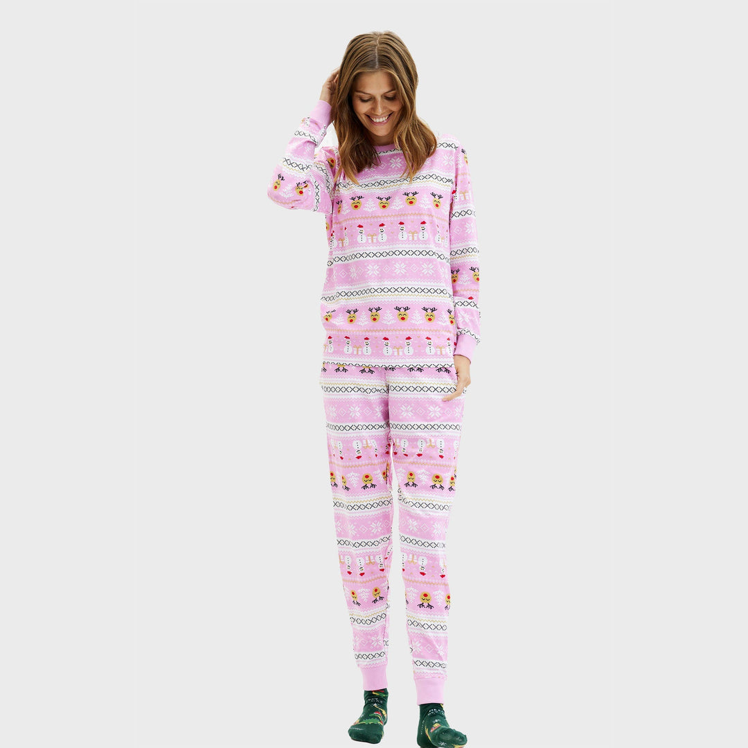 EB | Ultimative Weihnachts-Pyjamas Pink Damen