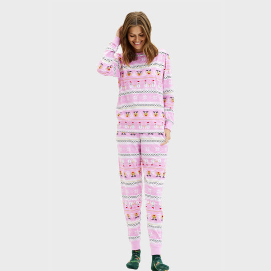 EB | Ultimative Weihnachts-Pyjamas Pink Damen