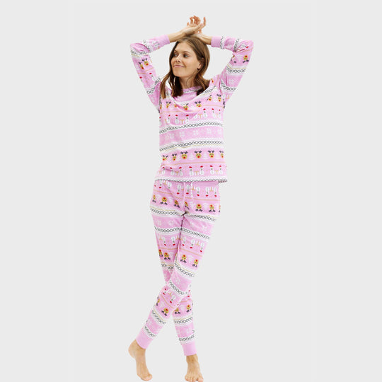 EB | Ultimative Weihnachts-Pyjamas Pink Damen