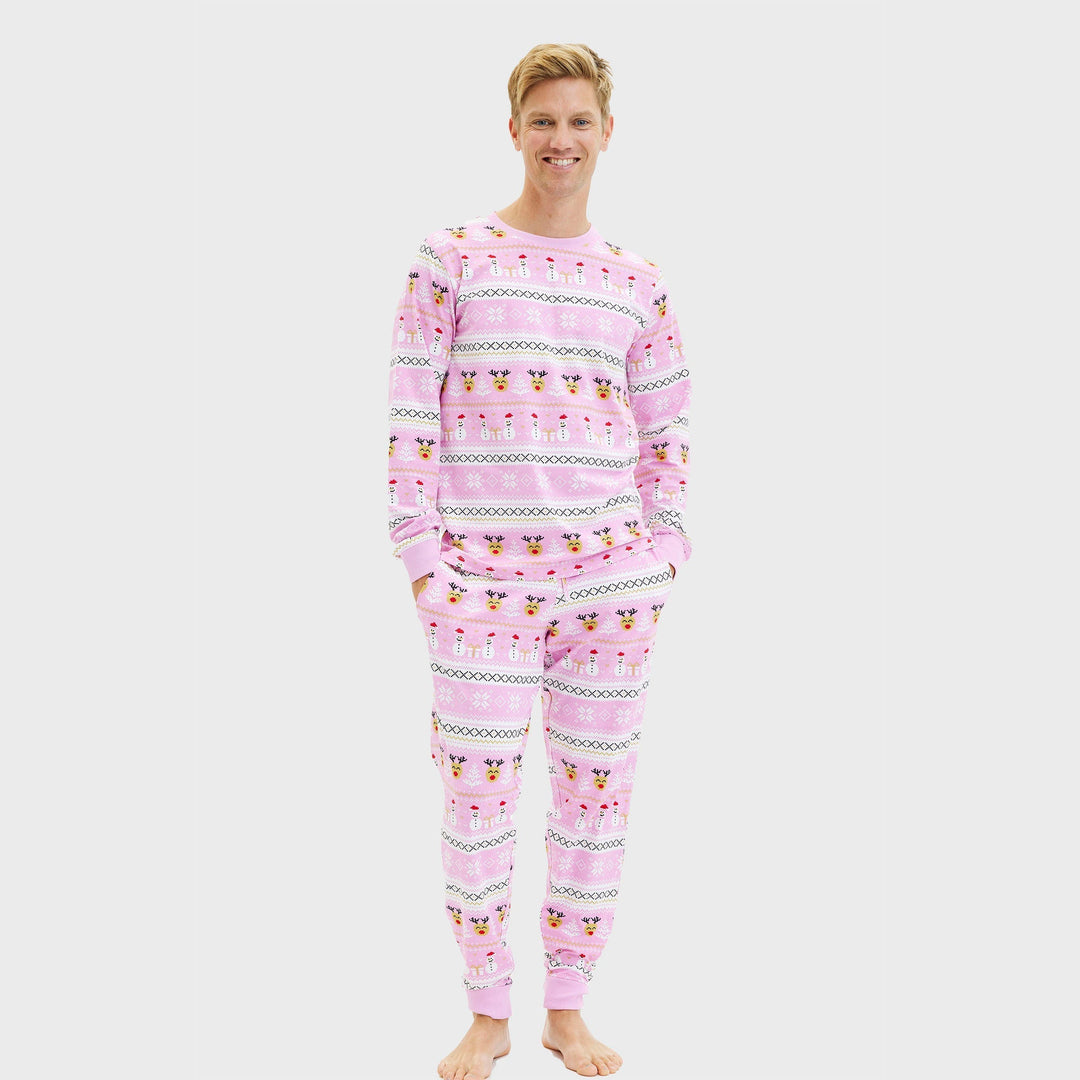 EB | Ultimative Weihnachts-Pyjama Pink Herren