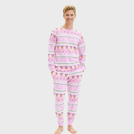 EB | Ultimative Weihnachts-Pyjama Pink Herren