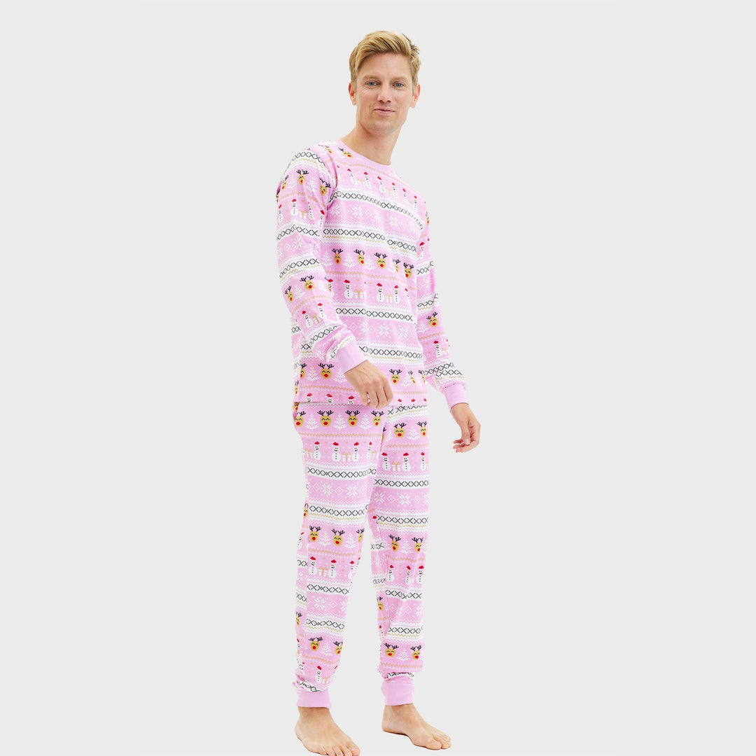 EB | Ultimative Weihnachts-Pyjama Pink Herren