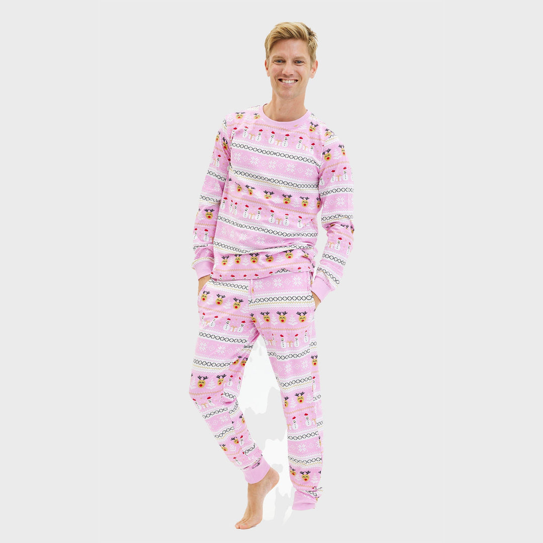 EB | Ultimative Weihnachts-Pyjama Pink Herren