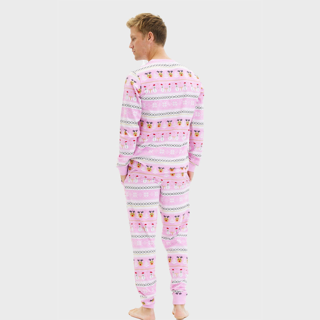 EB | Ultimative Weihnachts-Pyjama Pink Herren