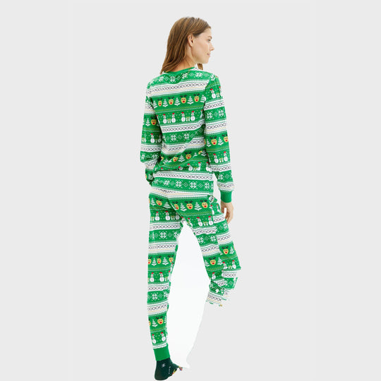 EB | Ultimative Weihnachts-Pyjamas grün Damen
