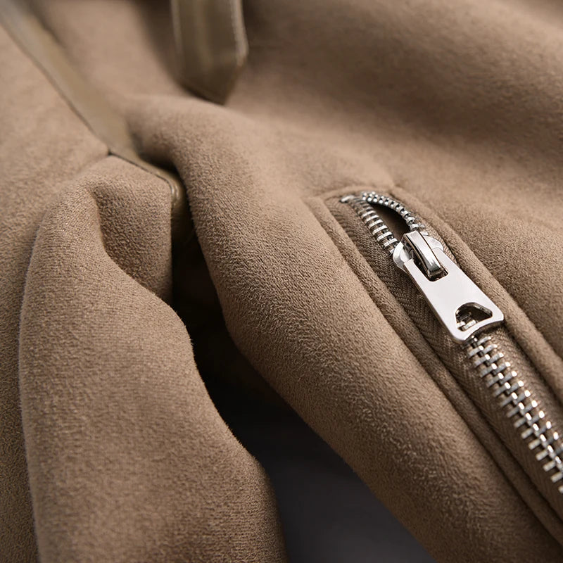 EB | Wildleder Winterjacke - Warm & Stilvoll