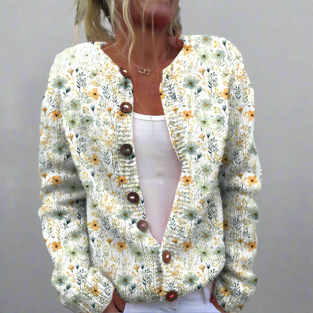 EB | Blumenmusterjacke mit Frischem Look