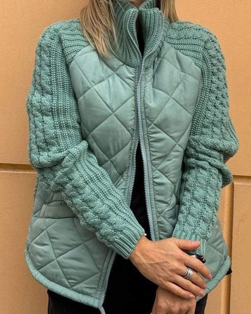 EB | Freizeit Strickjacke mit Reißverschluss