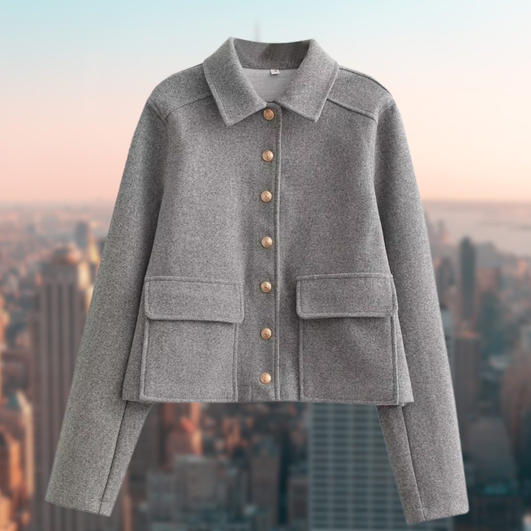 EB | Damen Wolljacke Im Lässigen Look für Den Herbst