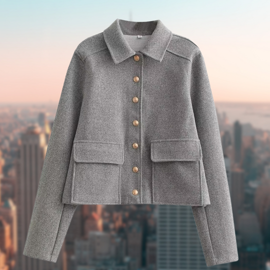 EB | Damen Wolljacke Im Lässigen Look für Den Herbst