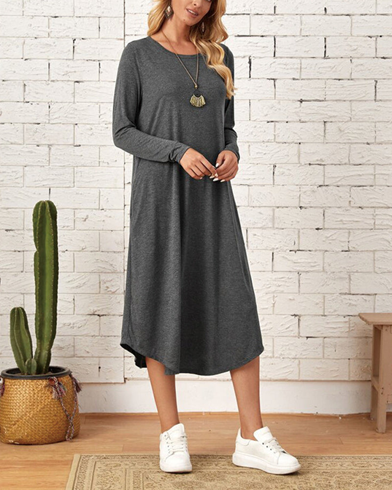 EB | Lockeres Kleid mit Taschen