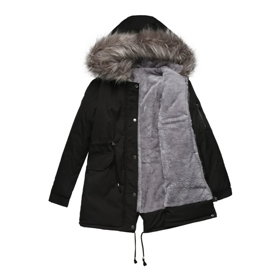 EB | Winter Parka Jacke Niedrigknöpfen