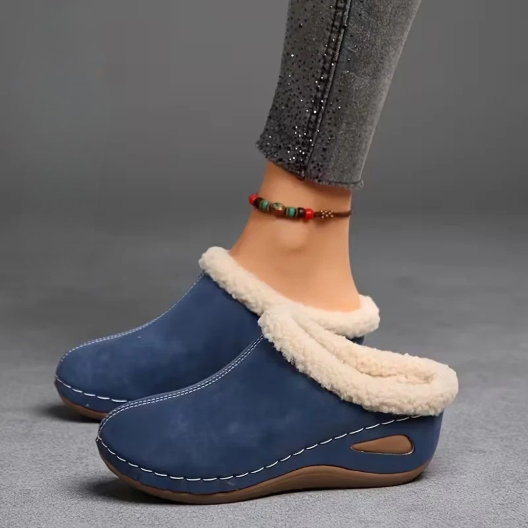 Damen-Mokassins mit Fleecefutter EB EB