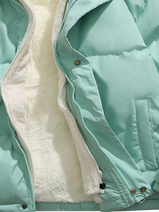 EB | Warme Reißverschluss Winterjacke Komfort und Stil für Kalte Tage