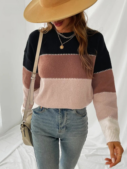 EB | Gestreifter Strickpullover
