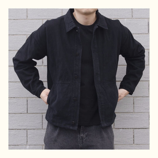 EB | Herren Button-Down Freizeitjacke