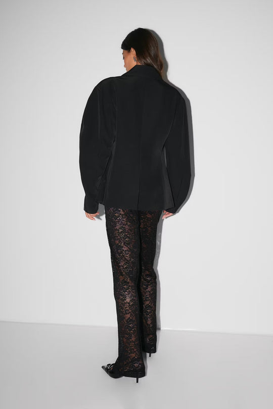 EB | Elegante Damenhose mit Spitze und Weitem Bein