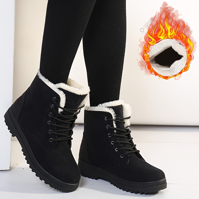 Stylische Schneestiefel mit Fellfutter EB EB