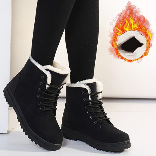 Stylische Schneestiefel mit Fellfutter EB EB
