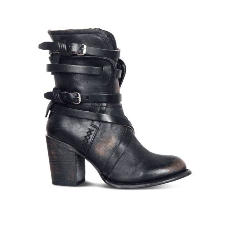 Klassische Lederstiefel für Damen EB