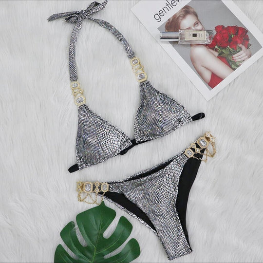 EB | Crystal Diamond Split Badeanzug