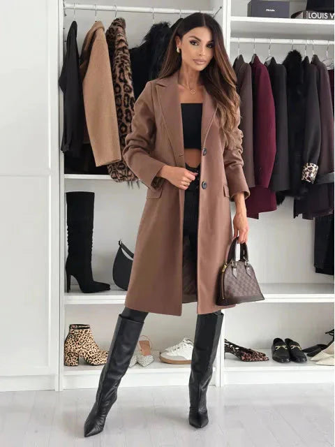 EB | Langer Wintermantel für Damen