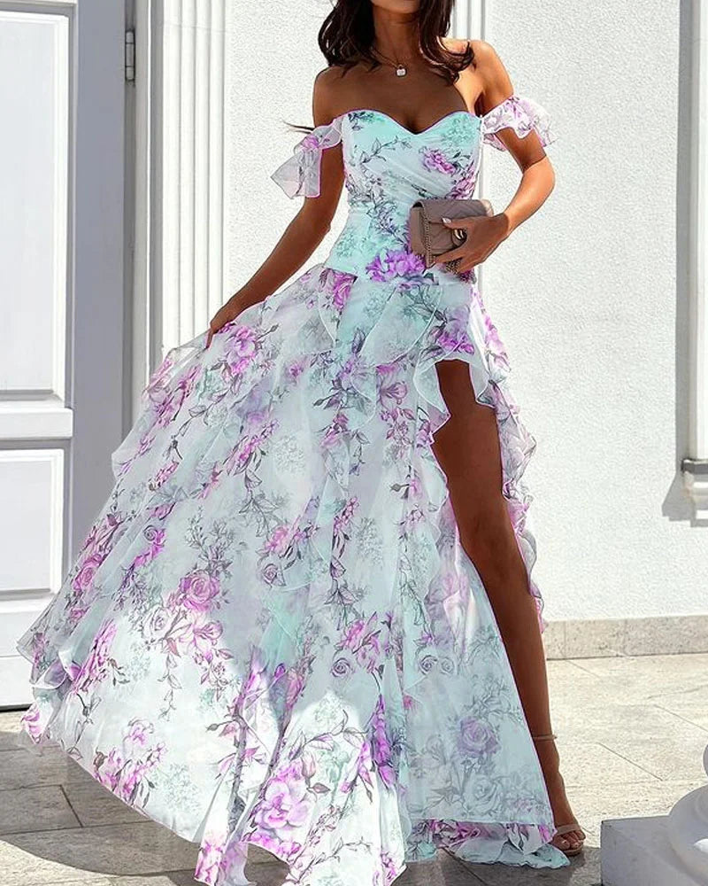 EB | Elegantes Geblümtes Kleid