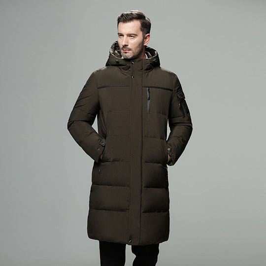 EB | Gefütterte Herrenjacke mit abnehmbarer Kapuze
