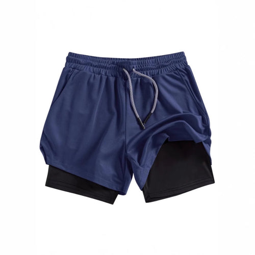 EB | Atmungsaktive Doppel-Shorts für Männer